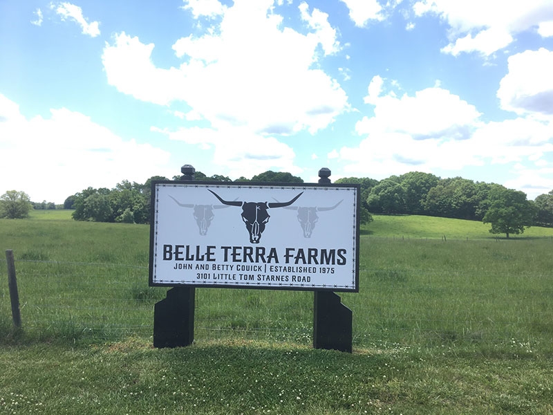 Panel Signage for Bella Terra Farms