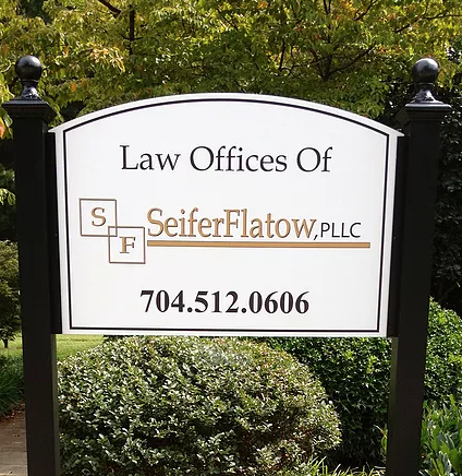 Post & Panel signs for Law Office